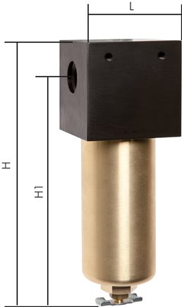 Exemplarische Darstellung: Hochdruck-Feinfilter - Standard-HD